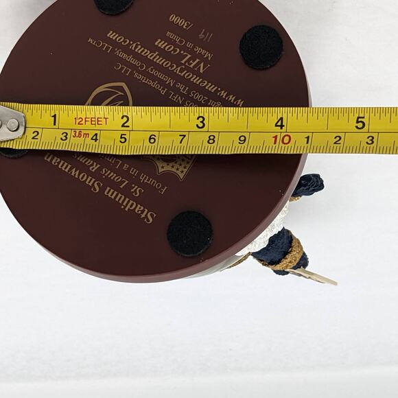 St Louis Rams Stadium Snowglobe Snowman Fourth In A Limited Series 119/3000 7" - Picture 7 of 16